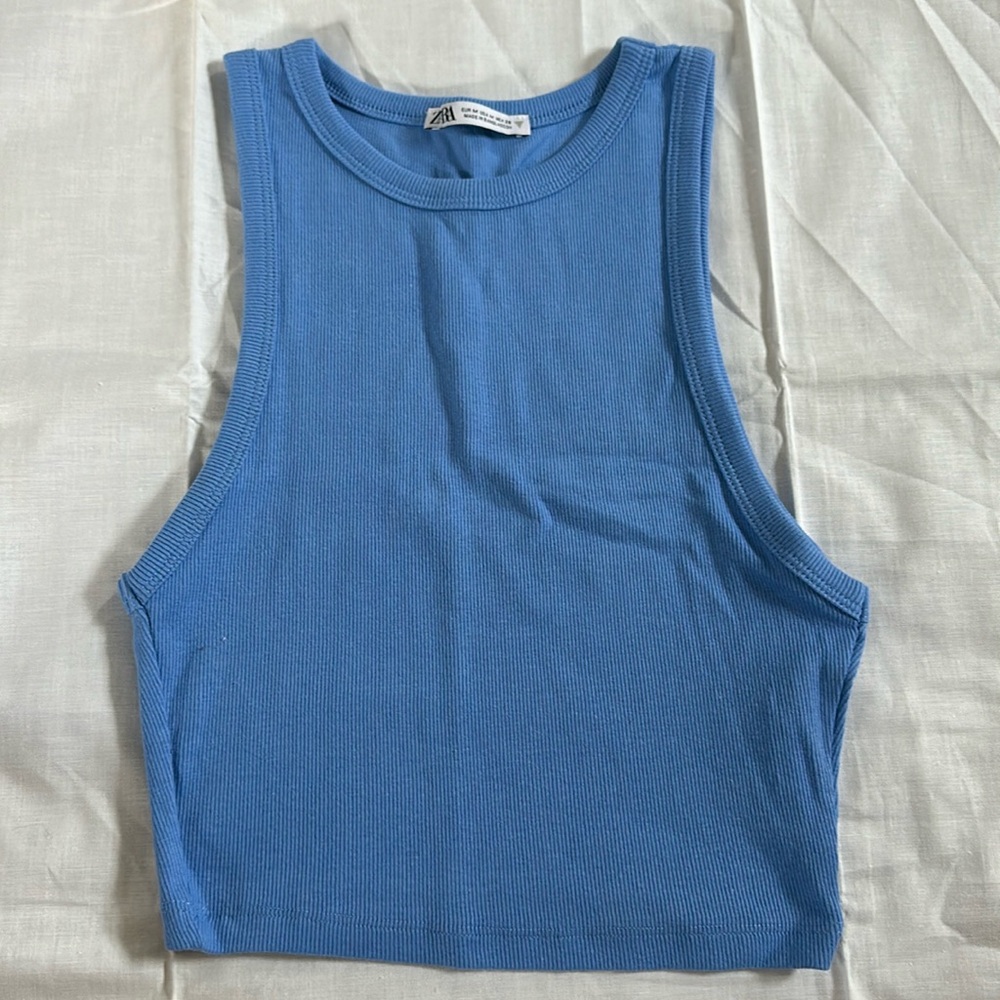 Zara tank, size medium, color blue